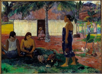 Varför är du arg? av Paul Gauguin