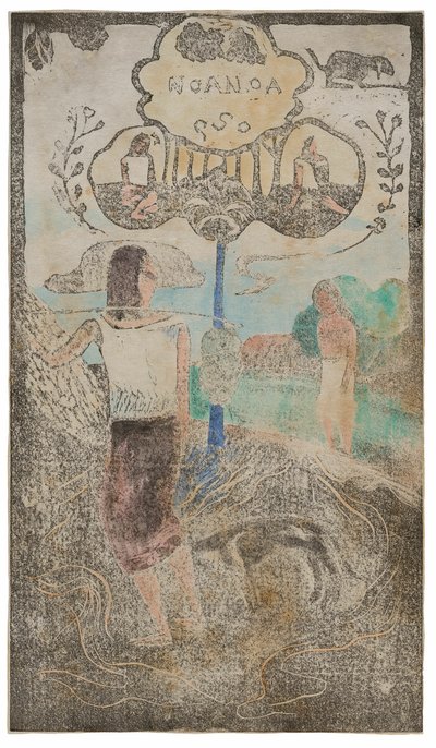 Noa Noa (Fragrant), från Noa Noa-sviten av Paul Gauguin
