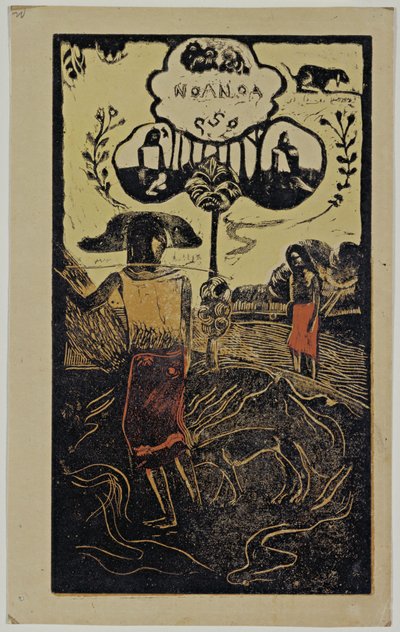 Noa Noa Doft Från serien Noa Noa, 1893-1894 av Paul Gauguin
