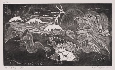 Noa Noa: Universum skapas Universum skapas, 1893-94. av Paul Gauguin
