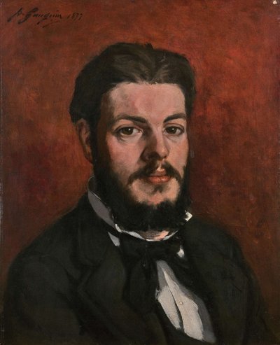 Porträtt av Claude Antoine Charles Favre, 1877. av Paul Gauguin