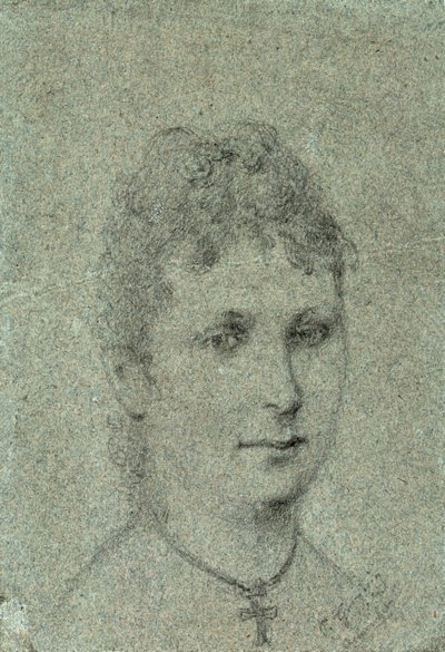 Porträtt av Mette-Sophie Gad, ca 1873. av Paul Gauguin