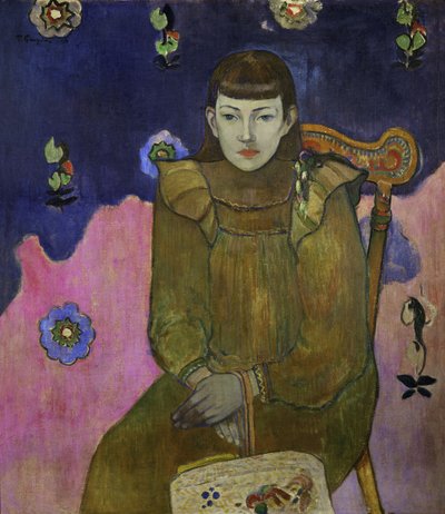 Porträtt av Vaite Jeanne Goupil, 1896 av Paul Gauguin