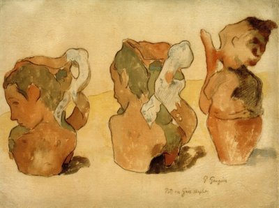 Sandstenskrukor av Paul Gauguin