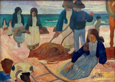 Ramasseuses de varech II (Breton Tangsammlerinnen II) av Paul Gauguin