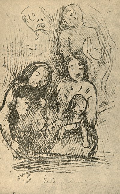 Religiösa fantasier, 1936 av Paul Gauguin