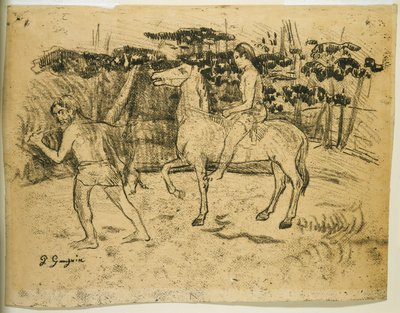 Rückkehr von der Jagd av Paul Gauguin