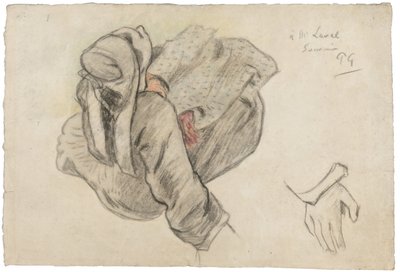 Sittande bretonsk kvinna, 1886 av Paul Gauguin