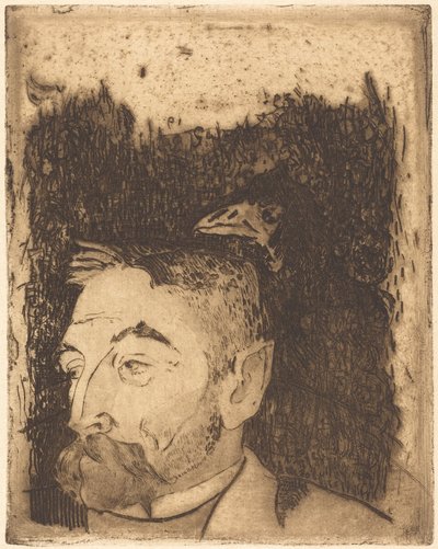 Stephane Mallarme av Paul Gauguin
