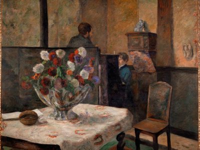 Stilleben med blommor av Paul Gauguin