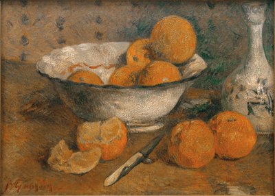 Stilleben med apelsiner av Paul Gauguin