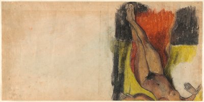 Studie för Aita tamari vahine Judith te parari av Paul Gauguin