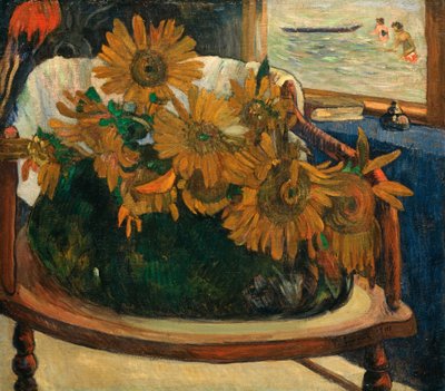 Solrosor på en fåtölj Solrosor på en fåtölj, 1901. av Paul Gauguin