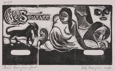 Tahiti-serien: The Smile. av Paul Gauguin
