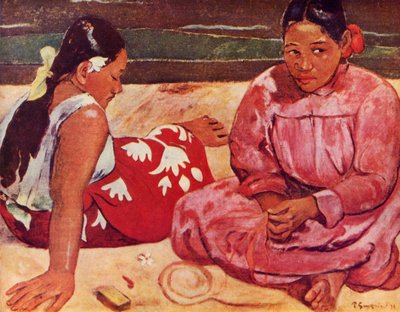 Tahitiska kvinnor, 1936 av Paul Gauguin