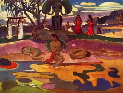 Guds dag Mahana No Atua, 1936 av Paul Gauguin