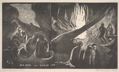 Djävulen talar, 1893-94. av Paul Gauguin