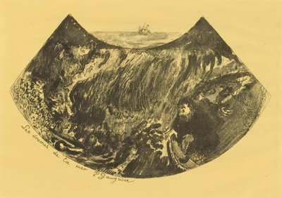 The Dramas of the Sea (A Descent into the Maelstrom) av Paul Gauguin