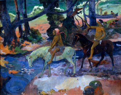 Ford The Flight, 1901. av Paul Gauguin