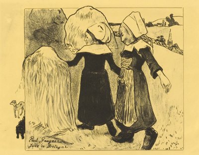 Bretagnes glädjeämnen av Paul Gauguin