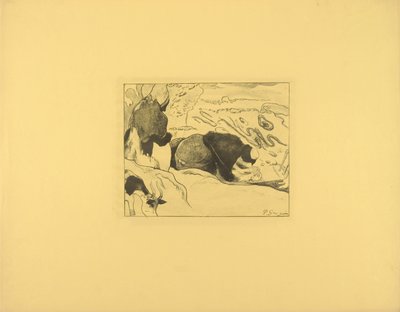 Tvätterskorna av Paul Gauguin