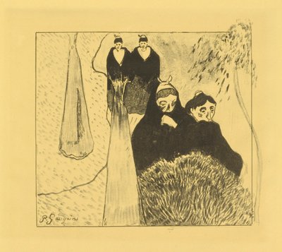 De gamla damerna från Arles av Paul Gauguin