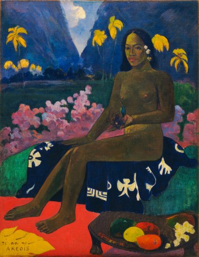 The Seed of the Areoi, 1892 av Paul Gauguin