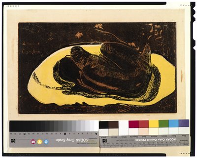Spöket vakar över henne, 1893-94 av Paul Gauguin