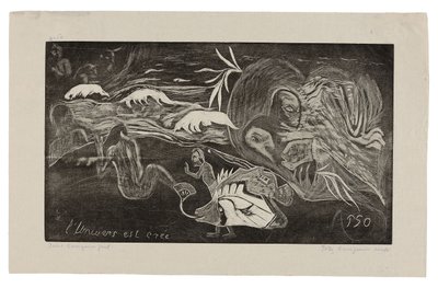 The Universe Is Being Created), från Noa Noa-sviten av Paul Gauguin