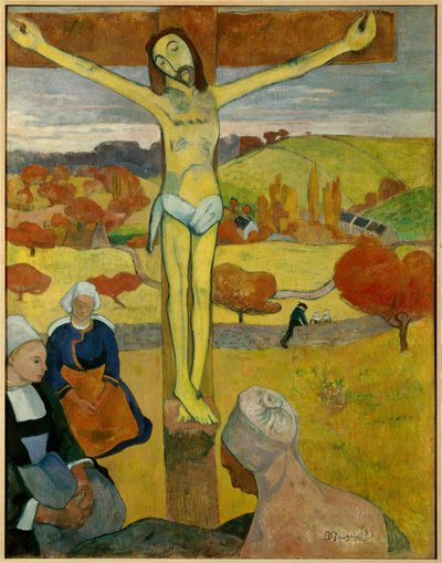 Den gule Kristus, 1889 av Paul Gauguin