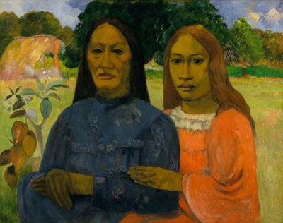 Två kvinnor av Paul Gauguin