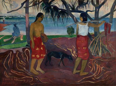 Under Pandanus av Paul Gauguin