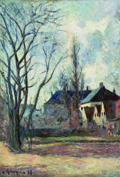 Vinterlandskap i Köpenhamn, 1885 av Paul Gauguin