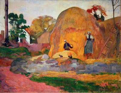 Gula höstackar eller gyllene skördar av Paul Gauguin