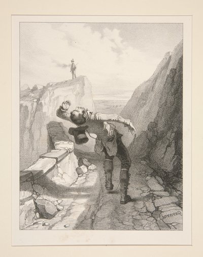 Hålvägen av Paul Gavarni