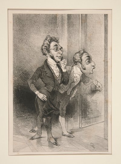(Herr A TEL.) av Paul Gavarni