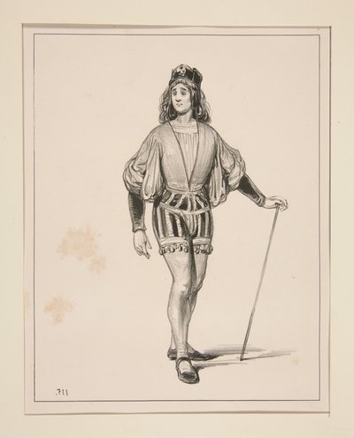 1400. SIDA. av Paul Gavarni