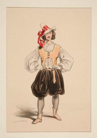BÅGSKÄRT. Filtmössa. av Paul Gavarni