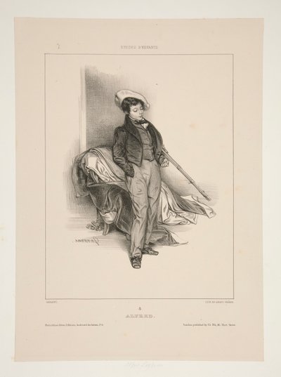 Alfred (Feydeau) av Paul Gavarni