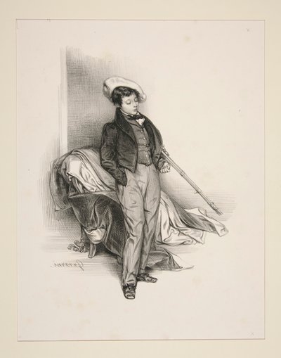 Alfred (Feydeau) av Paul Gavarni