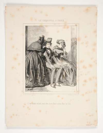 Bal Masque av Paul Gavarni
