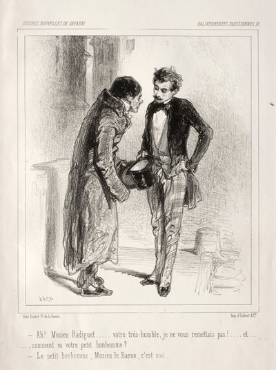 Baliverneries Parisiennes av Paul Gavarni