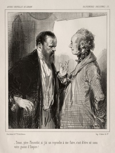 Parisiska nonsens. av Paul Gavarni