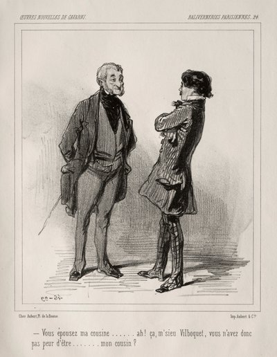 Parisiska nonsens. av Paul Gavarni