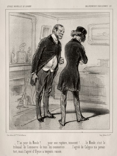 Parisiska nonsens. av Paul Gavarni
