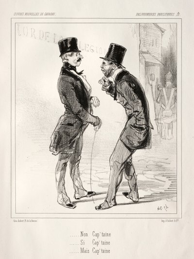 Parisiska nonsens. av Paul Gavarni