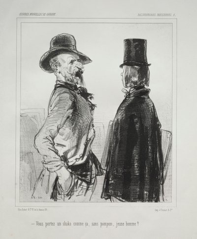 Parisiska nonsens. av Paul Gavarni