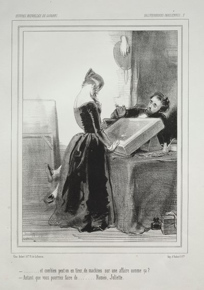 Parisiska nonsens. av Paul Gavarni
