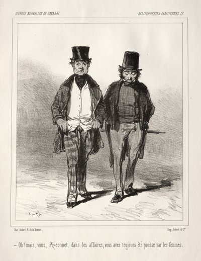 Parisiska nonsens. av Paul Gavarni
