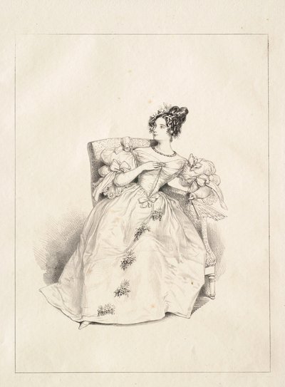 Balklänning (Robe de bal) av Paul Gavarni